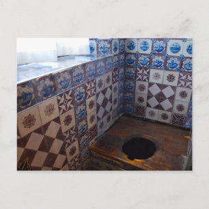 Royal Toilet i Rosenborg Castle, Köpenhamn Vykort
