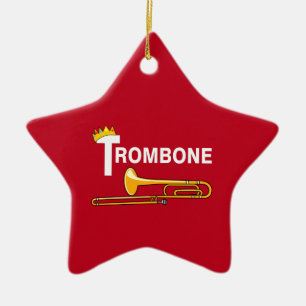 Royal Trombone Julgransprydnad Keramik
