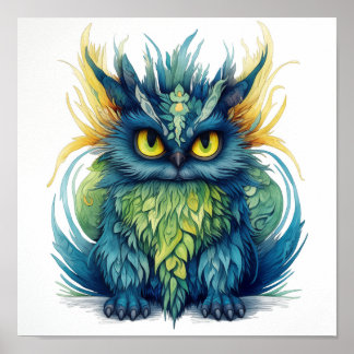 Royal Uggla Fantasy Creature Poster