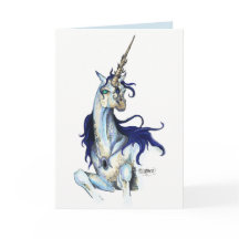 Royal Unicorn Birthday Card