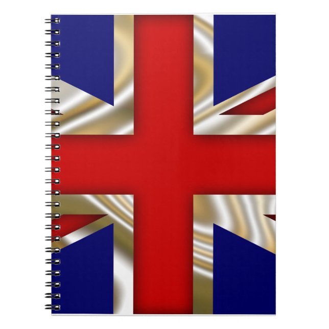 Royal Union Flagga - Underbara Storbritannien Anteckningsbok (Framsidan)