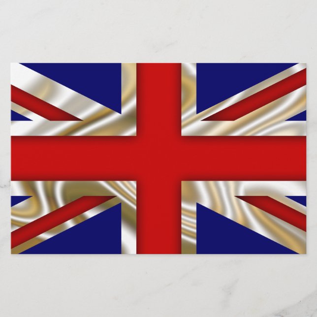 Royal Union Flagga - Underbara Storbritannien Brevpapper (Framsida)