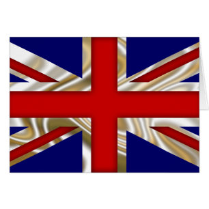 Royal Union Flagga - Underbara Storbritannien Hälsningskort