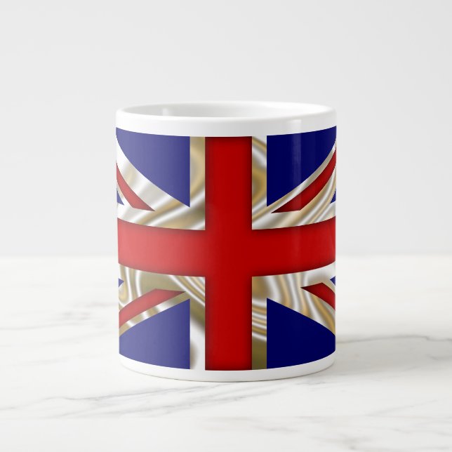 Royal Union Flagga - Underbara Storbritannien Jumbo Mugg (Framsidan)