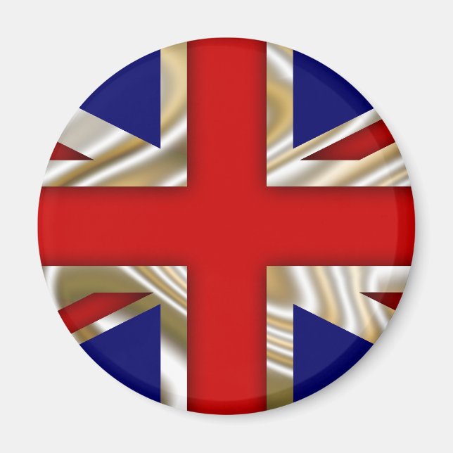 Royal Union Flagga - Underbara Storbritannien Magnet (Framsidan)