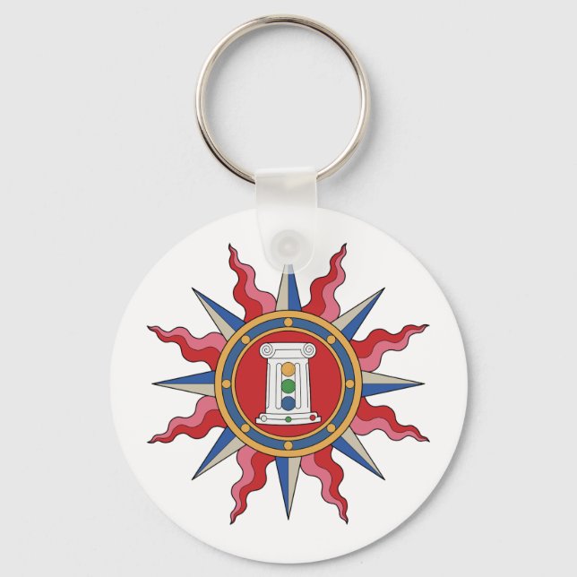 Royal Universiteten i Midrealm Keychain Nyckelring (Baksida)