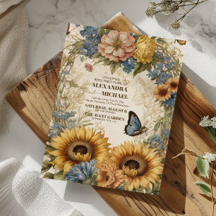 Royal Victorian Garden Wedding Inbjudningar