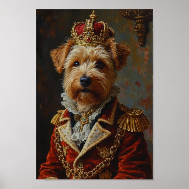 Royal Wheaten Terrier Porträtt Poster (Framsidan)