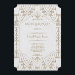 Royal White Guld Underbar Gatsby Bachelor Party Inbjudningar<br><div class="desc">Royal White Guld Underbar Gatsby Bachelor Party-kort. Royal, romsk, Vintage-kort med en Underbar Gatsby art deco stil, en stor Hollywood från 1920, med faux guld-foil Fleur-de-lis-övertäckning, sönderdelning och vackra typsnitt. Använda Anpassa verktyg för att lägga till information. Om du vill ha mer information kan du besöka mitt Royal White 1920's...</div>