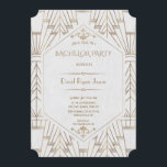 Royal White Guld Underbar Gatsby Bachelor Party Inbjudningar<br><div class="desc">Royal White Guld Underbar Gatsby Bachelor Party-kort. Royal, romsk, Vintage-kort med en Underbar Gatsby art deco stil, en stor Hollywood från 1920, med faux guld-foil Fleur-de-lis-övertäckning, sönderdelning och vackra typsnitt. Använda Anpassa verktyg för att lägga till information. Om du vill ha mer information kan du besöka mitt Royal White 1920's...</div>