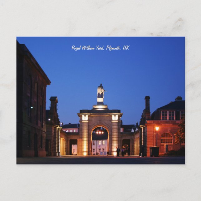 Royal William Yard, vykort för Plymouth (Framsida)