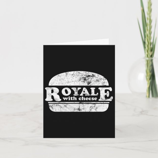 Royale with Cheese Burger Älskare 1 Kort (Framsida)