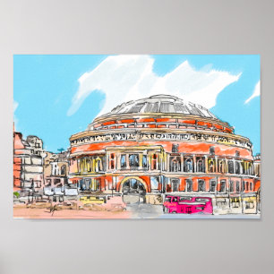Royalet Albert Hall London Poster