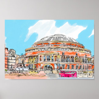 Royalet Albert Hall London Poster