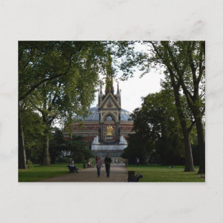 Royalet Albert Hall och prins Albert Memorial Vykort