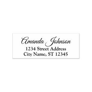 Royalet anpassningsbar Family Namn OSA Adress Stämpel