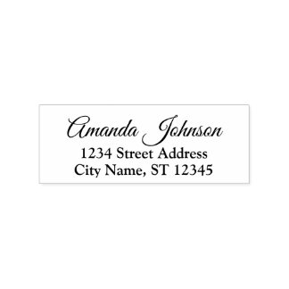 Royalet anpassningsbar Family Namn OSA Adress Stämpel