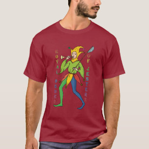 Royalet beställer av gyckelmakare t-shirt