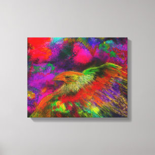 Royalet Bird Fine Art 2-Kanvastrycket Canvastryck