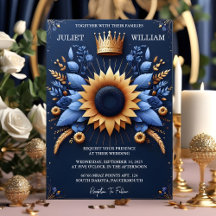 Royalet Blue Bröllop i Castle Luxury Fuchsia Krona