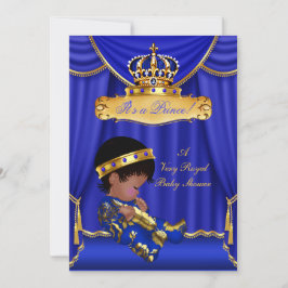Royalet Blue Drapes Inbjudningar