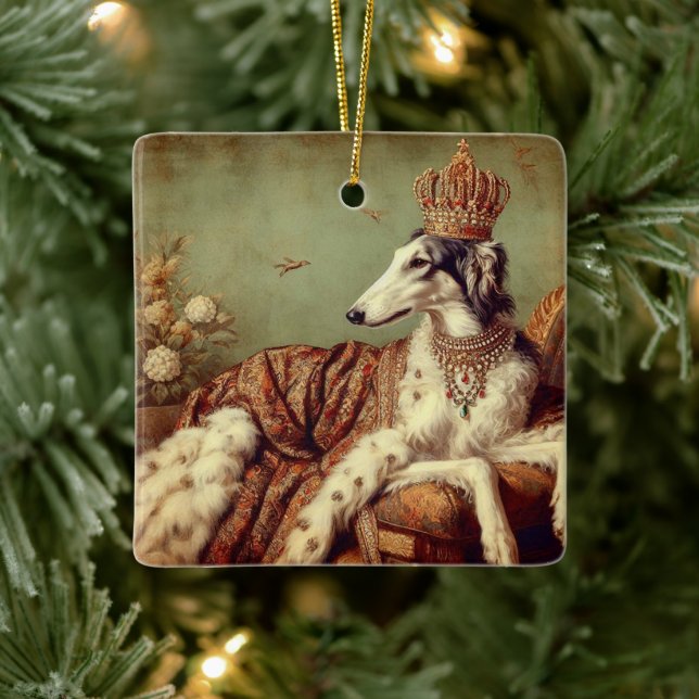 Royalet Borzoi jul Ornament (Träd)
