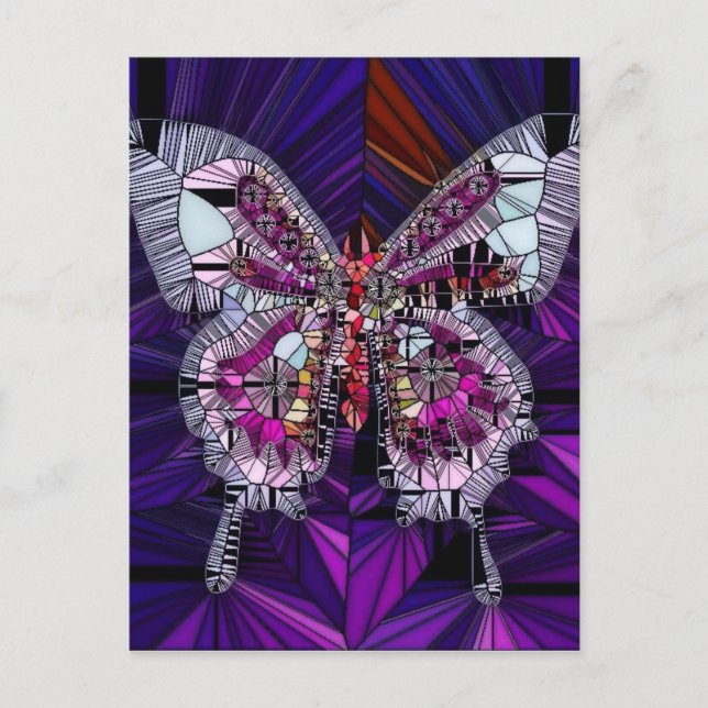 Royalet Butterfly-effekt - Sapphire & Amethyst Vykort (Framsida)