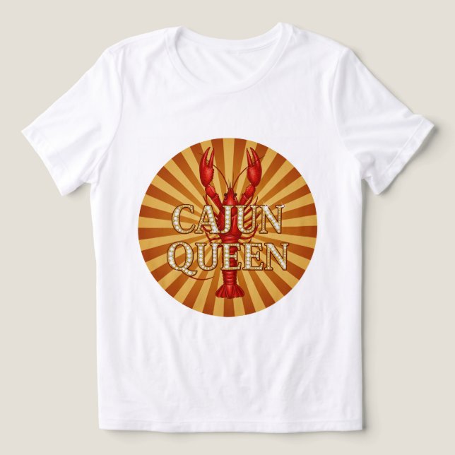 Royalet Cajun Queen Krona Tee! 👑 ⚜️ T Shirt (Design Framsida)