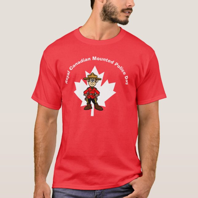 Royalet Canadian Mounted Police Day T-Shirt (Framsida)