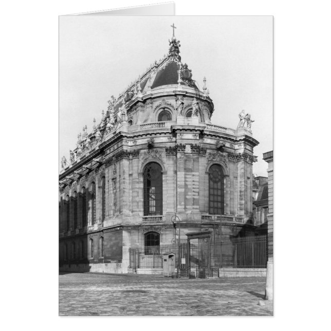 Royalet Chapel, Chateau de Versailles Hälsningskort (Framsidan)