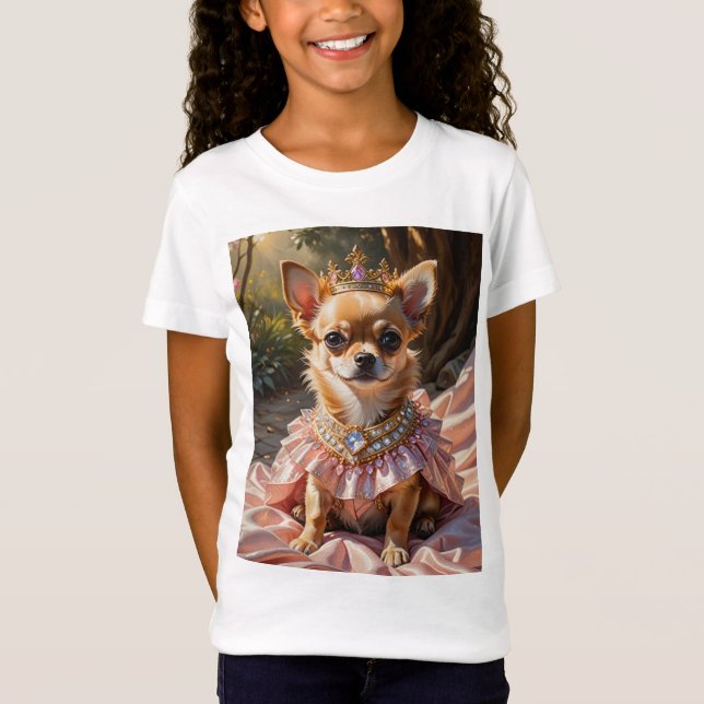 Royalet Chihuahua T Shirt (Framsida)
