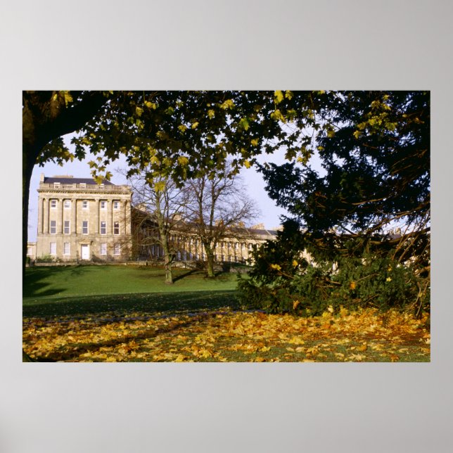 Royalet Crescent, Bath. Poster (Framsidan)
