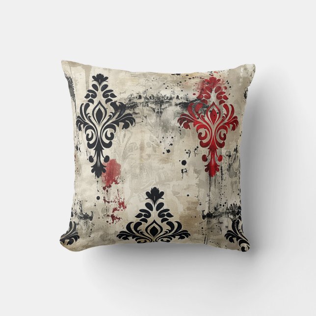 Royalet Damask Blood Stain Kudde (Framsida)