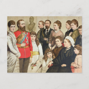 Royalet Family, 1880 Vykort