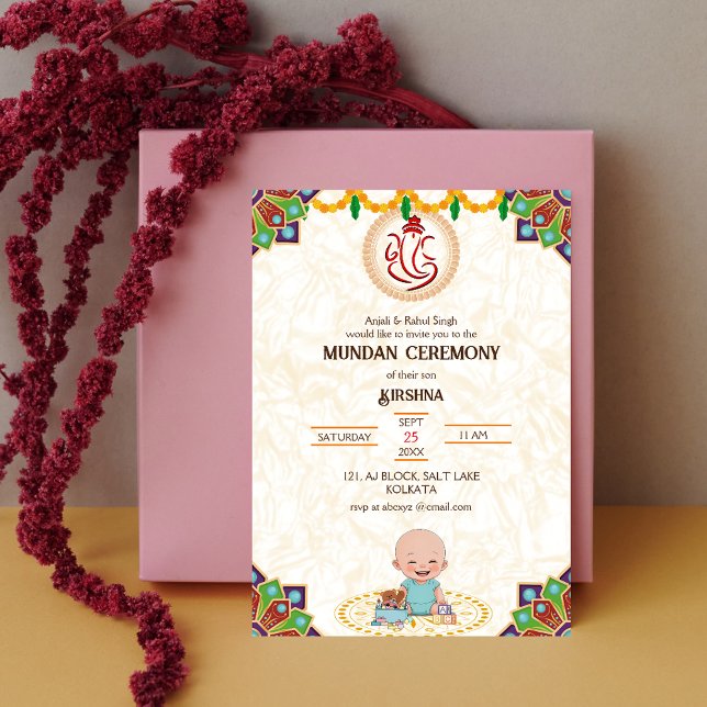 Royalet Golden & Teal, logotyp av Munda Ceremony G Inbjudningar (Skapare uppladdad)