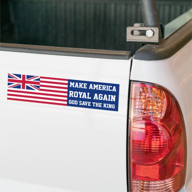 Royalet Gör Amerika till Flagga igen Bildekal (På lastbil)