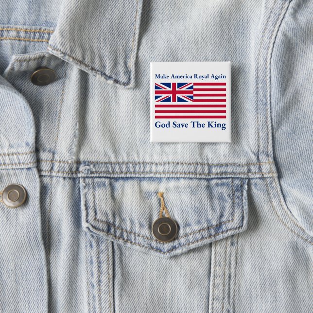 Royalet Gör Amerika till Flagga igen Knapp (In Situ)