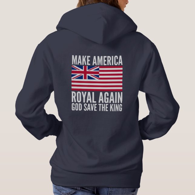 Royalet Gör Amerika till Flagga igen T Shirt (Baksida)