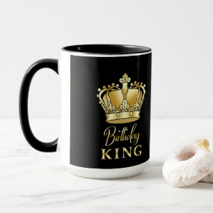 Royalet Guld i Kung, födelsedagen, Kronan drottnin Mugg