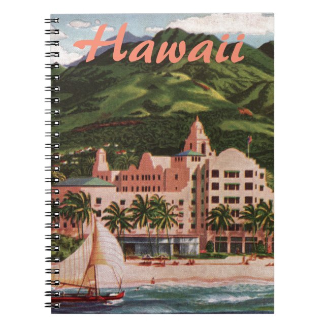 Royalet Hawaiian Hotel Anpassningsbar Anteckningsbok (Framsidan)
