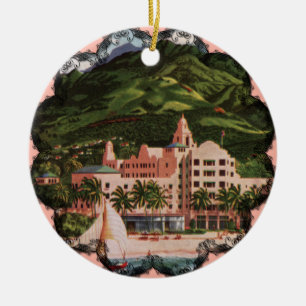 Royalet Hawaiian Hotel Julgransprydnad Keramik