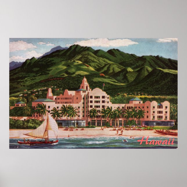Royalet Hawaiian Hotel Poster (Framsidan)