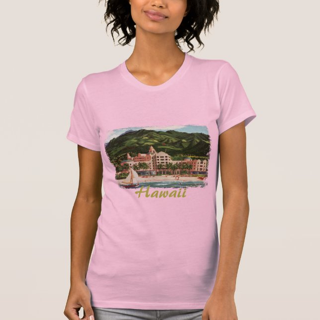 Royalet Hawaiian Hotel T Shirt (Framsida)