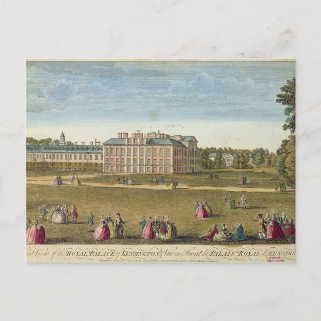 Royalet i Kensington-palatset Vykort (Framsida)