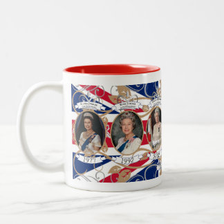 Royalet Jubilee Tribute Mugg - drottning Elizabeth