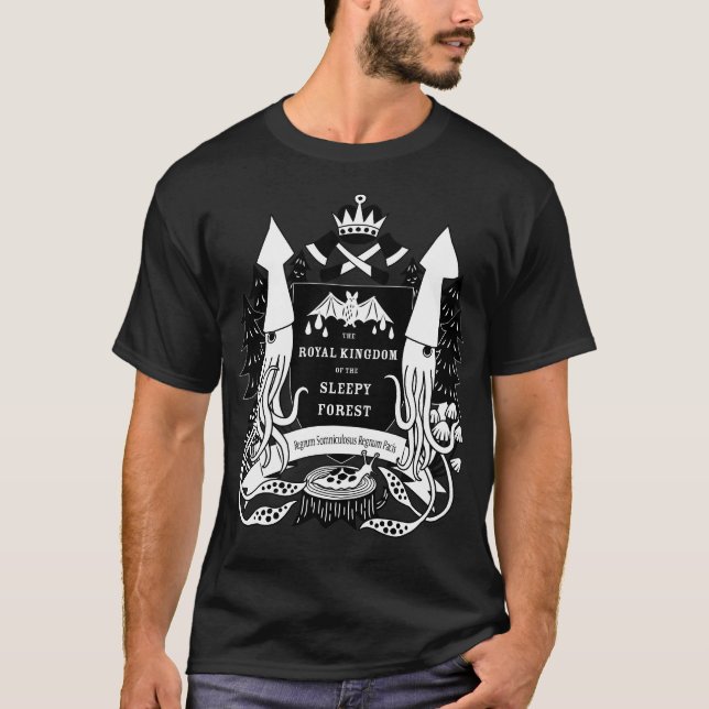 Royalet Kungariket Sömnig T Shirt (Framsida)