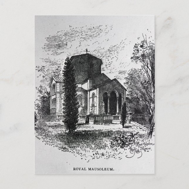 Royalet Mausoleum, Frogmore Vykort (Framsida)