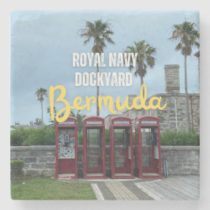 Royalet Navy Dockyard Betalar Telefoner i Bermuda Stenunderlägg