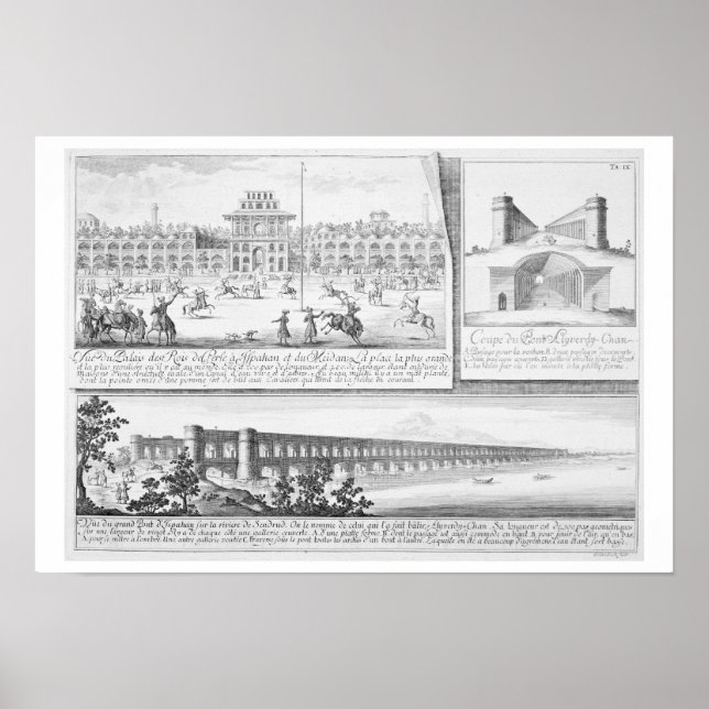 Royalet Palace vid Isfahan, A Kor-Section Poster (Framsidan)