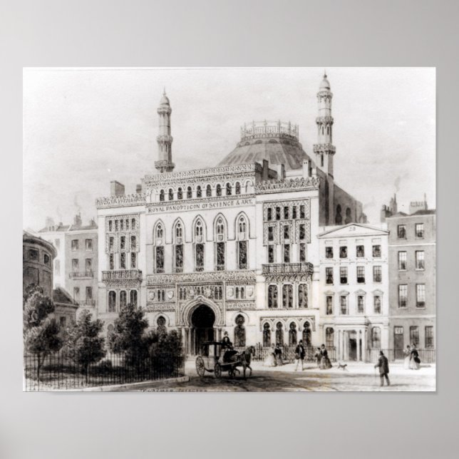 Royalet Panopticon of Science och Poster (Framsidan)